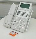 中古　NTT αN1 24ボタン カール コードレス 電話機 A1-(24)CCLSTEL-(1)(W) 