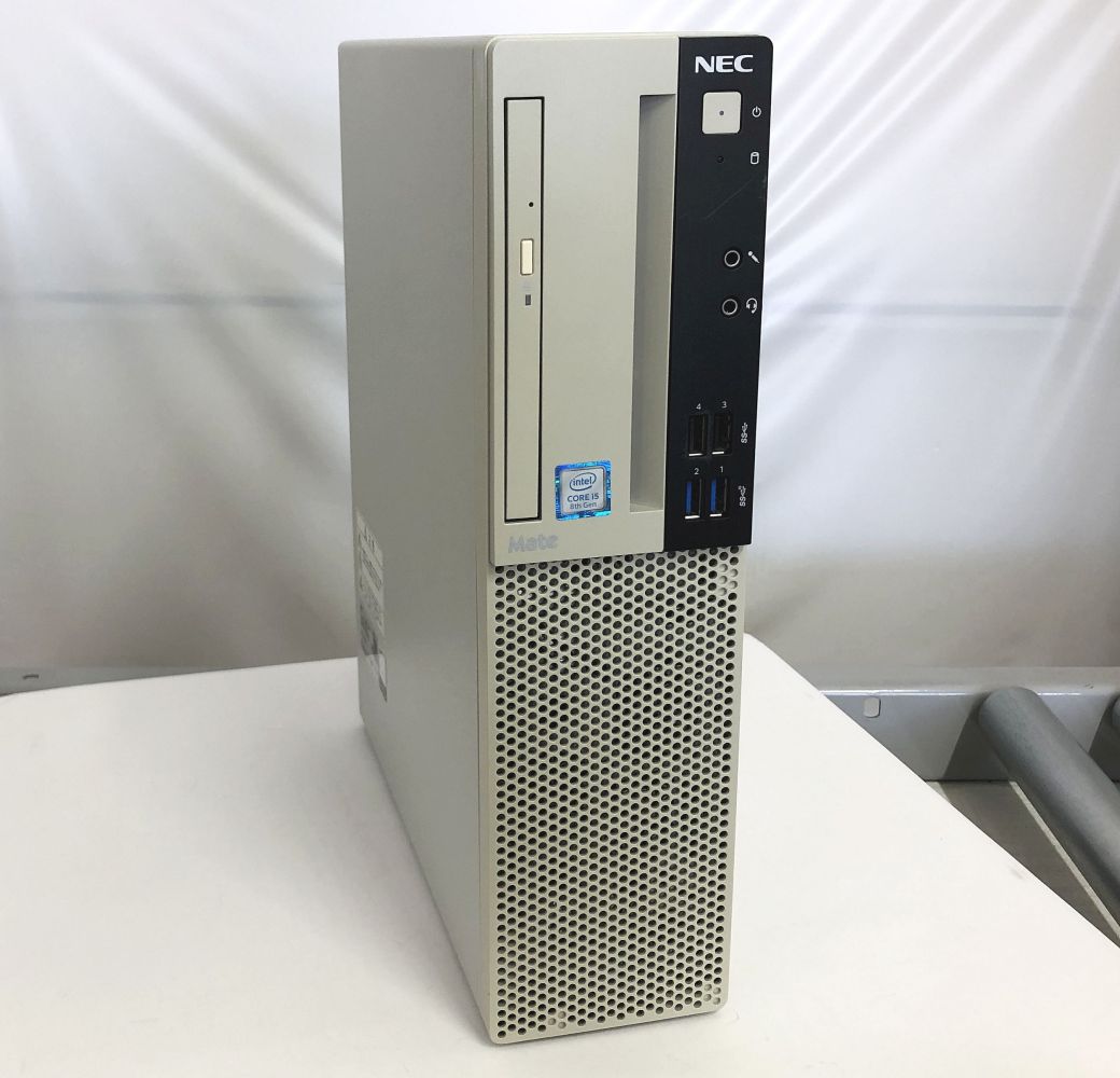 ※PC価格高騰中！※中古パソコン デスクトップPC NEC Mate ML-3 PC-MKM28LZ6AAS3 Core i5 8400 メモリ16GB 新品SSD 2.5インチ256GB Windows11 Pro 64bit【送料無料】【1年保証】