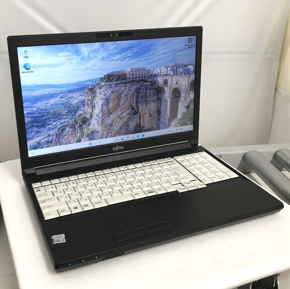 ※PC価格高騰中！※中古パソコン ノートPC FUJITSU LIFEBOOK A5510/FX Core i3 10110U メモリ16GB 新品SSD 2.5インチ256GB Windows11 Pro 64bit【送料無料】【1年保証】
