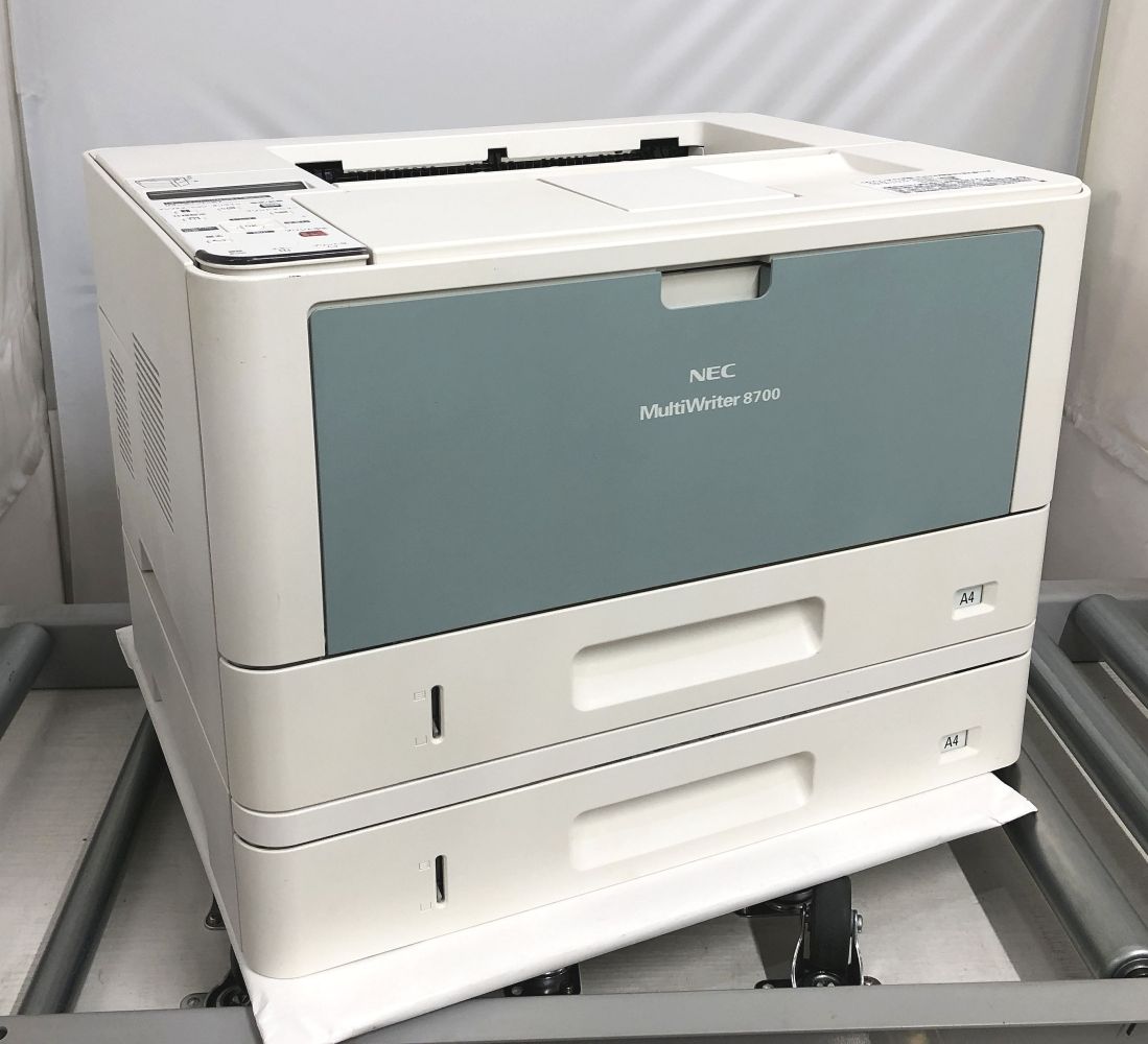 ※PC価格高騰中！※中古プリンター NEC A3対応 モノクロレーザープリンター MultiWriter 8700 PR-L8700 2段カセット 中古トナー付き 印刷枚数：約11000枚【送料無料】【30日保証】