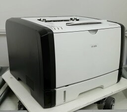 中古 RICOH/リコー A4 モノクロ レーザー プリンター SP 2200L 印刷枚数3496枚　LAN/USB/Wi-Fi 両面印刷OK 【送料無料】【30日保証】