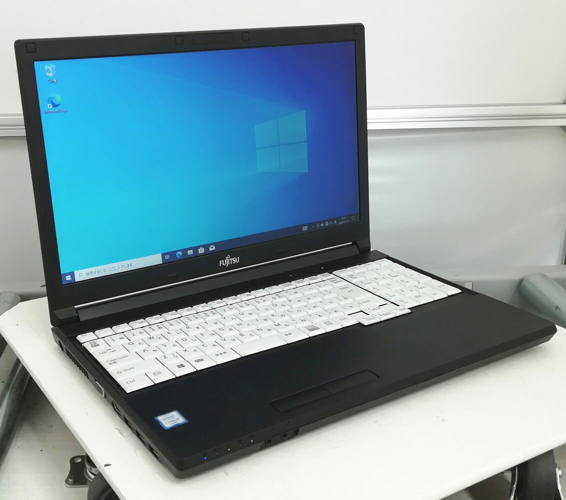 中古ノートパソコン 中古 PC FUJITSU LIFEBOOK A576/NX Core i5 6300U メモリ8GB 新品SSD 2.5インチ256GB Windows 10 Pro 64bit【送料無料】【100日保証】