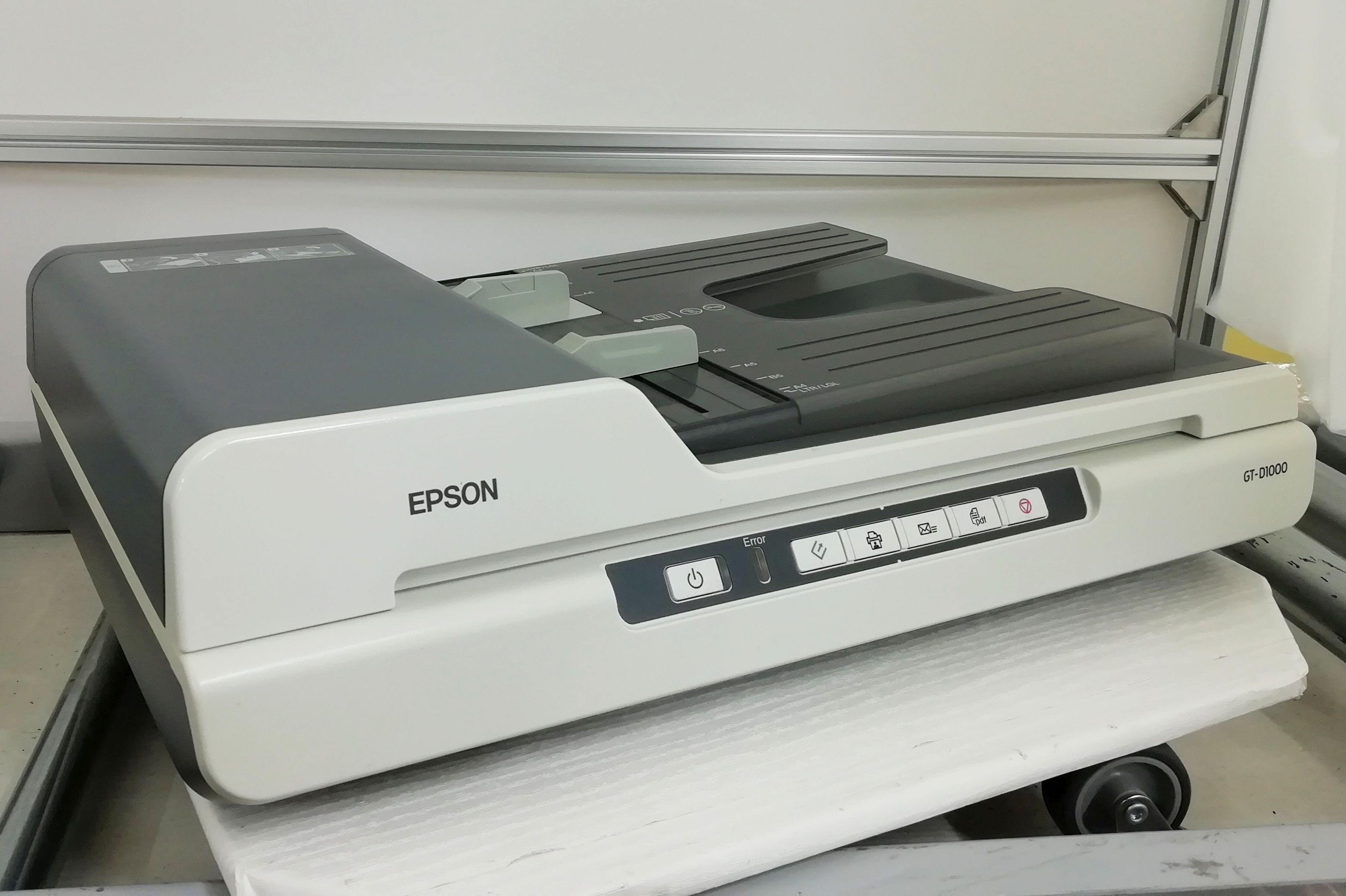 中古 EPSON/エプソン A4 フラットベッド スキャナー GT-D1000 卓上型 カラー イメージスキャナー ADF搭載 ACアダプタ付【送料無料】【30日保証】