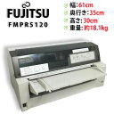 【LANカード付】FUJITSU 水平型 ドットインパクトプリンタ FMPR5120 前トレイ 富士通 ドットプリンタ インクリボン無し 伝票 複写 パラレル ...