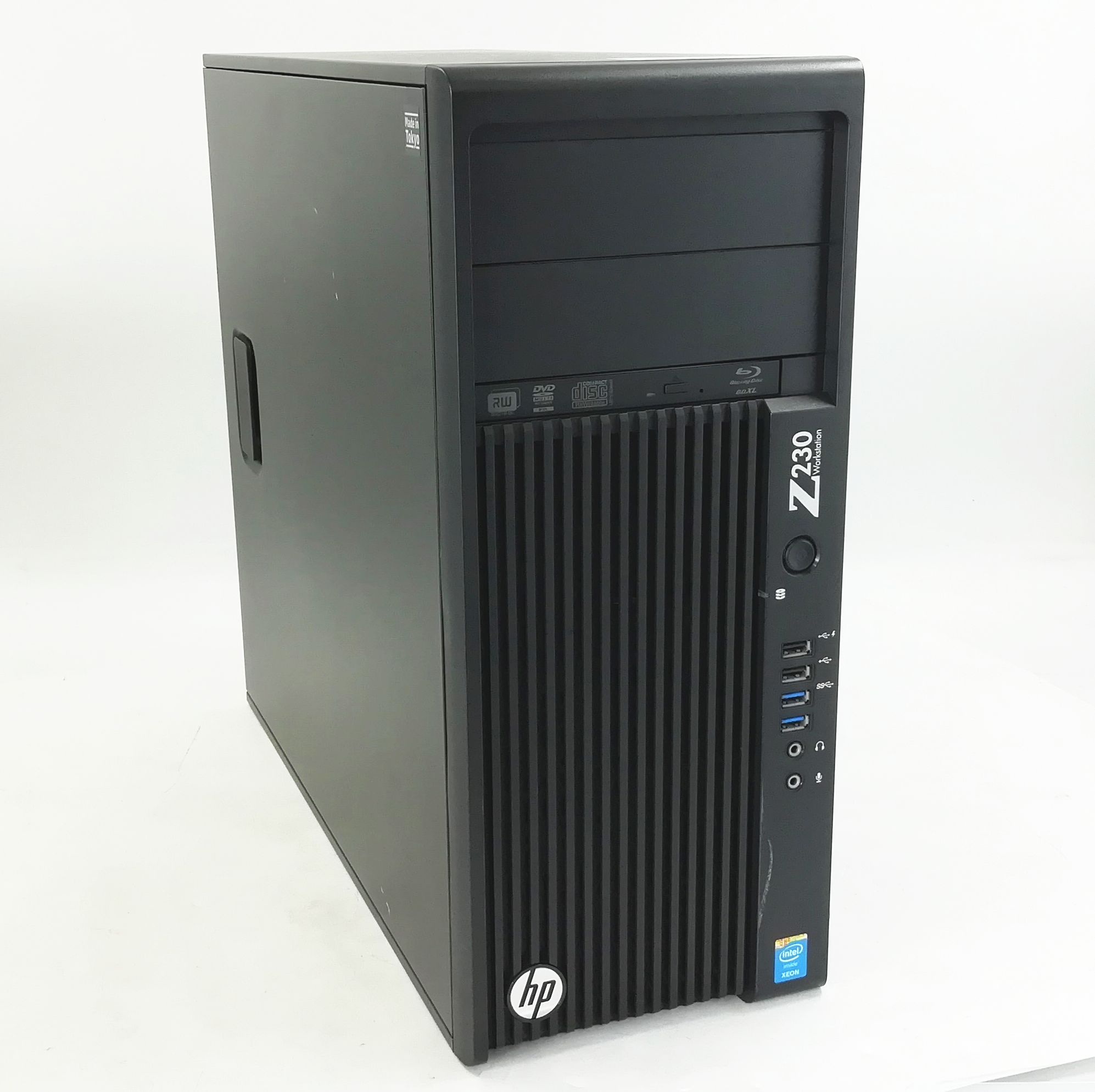 中古PC hp Z230 Tower Workstation Xeon E3 1231 v3 メモリ16GB 新品SSD 2.5インチ256GB 中古HDD 3.5インチ500GBx2 Raid1 Windows 10 Pro 64bit AMD FirePro W2100 中古パソコン Blu-ray＋DVD…