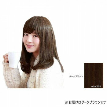 プリシラ 帽子ウィッグ ロング BO-03 耐熱 TDB・ダークブラウン
