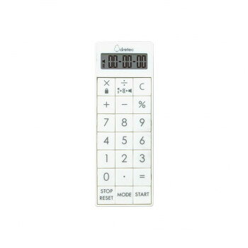 ドリテック dretec 時計付電卓バイブタイマー CL-126WT