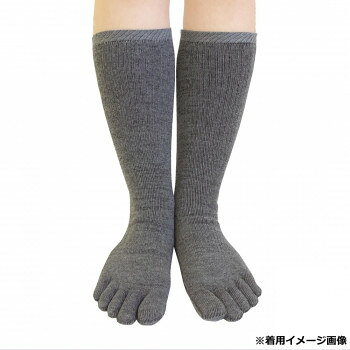 ビビエルボ 備長炭 5本指ソックス 4951