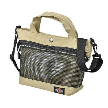 Dickies メッシュC 手提げ　ショルダーバッグ ベージュ 12-6675-40