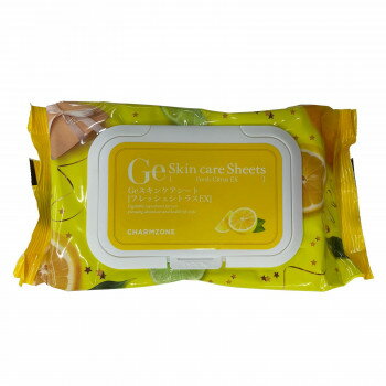 韓国コスメ チャームゾーン Geスキンケアシート フレッシュシトラスEX 60枚のサムネイル