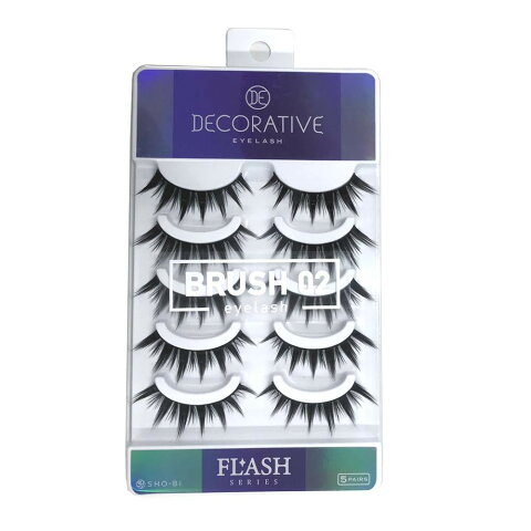 DECORATIVE EYELASH デコラティブアイラッシュ つけまつげ 上まつげ用 FLASHシリーズ BRUSH ブラッシュ02 SE49065