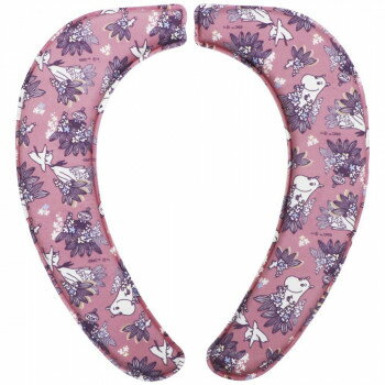 ムーミン マロニエ さらふわ便座クッション ピンク　ヨコズナクリエーション