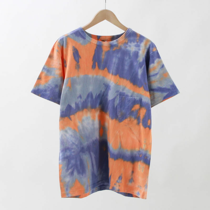 【30 OFF】【FilMelange フィルメランジェメンズ】TD-DIZZY/ディジー _ tie dye orange メンズ 男性_ トップス Tシャツ