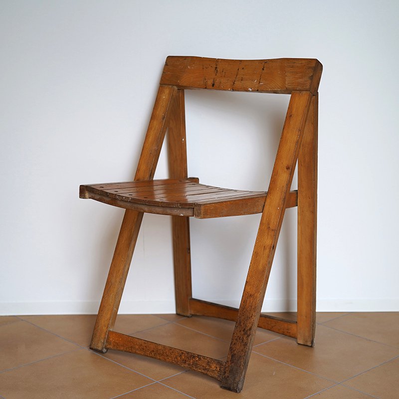 【中古】Folding_ Chair by Aldo Jacober / Itary / 60sインテリア アンティーク ヴィンテージ 家具 雑貨