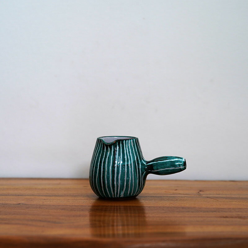 【中古】Small Pitcher / Robert Picault / 1950s-60s / France陶器 生活雑貨 食器 ボウル ピッチャー ロベール ピコー 幾何学模様 植物 フランス ピカソ