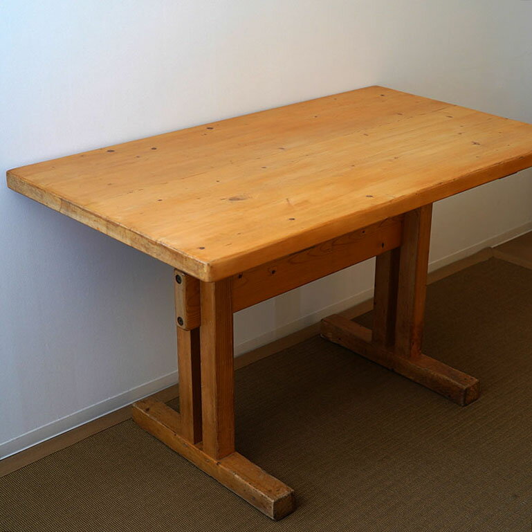 【中古】Square Table for Les Arcs / Charlotte Perriand / 1960s-70s / France インテリア ダイニングテーブル シャルロット ペリアン レザルク フランス ヴィンテージ テーブル