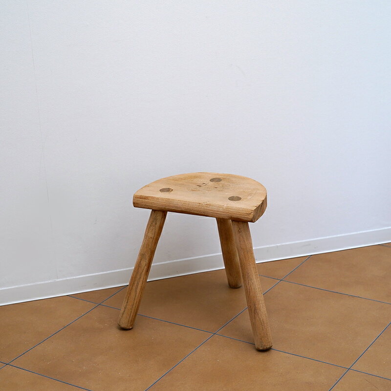 yÁzFrench Solid Milking Stool B / France / 1960s~LOXc[ xWF ֎q Be[W t`Ƌ ԑ