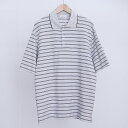 yUNIVERSAL PRODUCTS jo[Tv_NczMULTI BORDER S/S POLO NAVY Y j gbvX |Vc