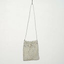 y2024 S/Szyne Quittez pas kLepzMETALIC MACRAME SHOULDER BAG SILVER GOLDfB[X  obO