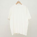 y2024 S/SzyYonetomi NEW BASIC lg~j[x[VbNzLIGHT WAVE COTTON KNIT TEE WHITE Y j