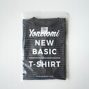 y2024 S/SzyYonetomi NEW BASIC lg~j[x[VbNzYonetomi NEW BASIC GARMENT DYED BORDER T-SHIRT BLACKjbg Y j