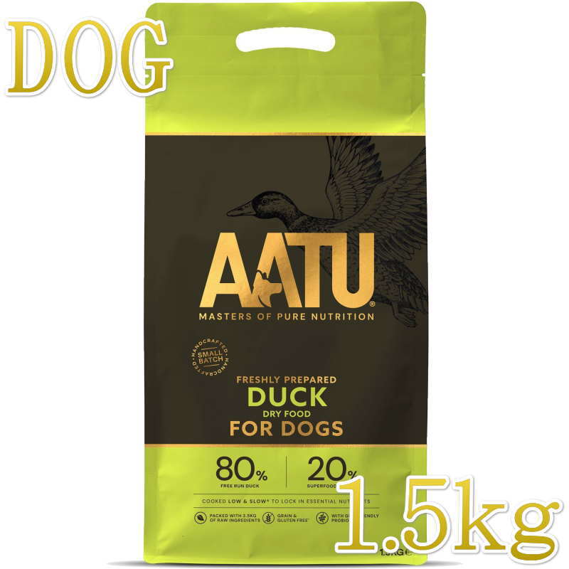 Natural - 最短賞味2027.5.24・リニューアル品アートゥー 犬 ダック 1.5kg犬用ドライAATU正規品aa11930