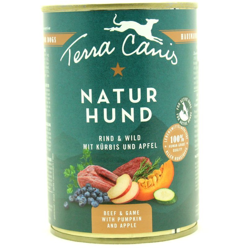 最短賞味2028.3・テラカニス 犬 ネイチャーハウンド ビーフ＆鹿肉400g缶 成犬用コンプリートTerraCanis正規品tc10573