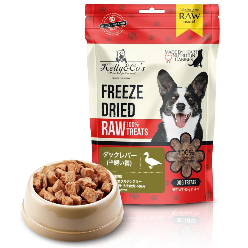 なちゅのごはんのNEW 最短賞味2028.6・ケリーアンドコー 犬フリーズドライ おやつ ダックレバー 40g犬用kec00107/Kelly＆Co’s正規品｜アングル2