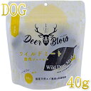 最短賞味2027.6・ディアブロ ワイルドミート エゾ鹿肉ジャーキー 40g犬用おやつ 国産Deer Blow/db35208