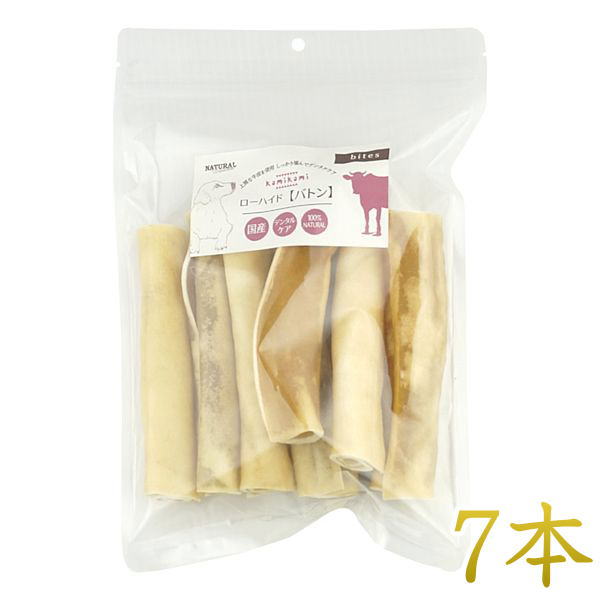 Rakuten - 最短賞味2027.3・ナチュラルハーベスト かみかみ ローハイド バトン7本 犬用おやつNATURAL Harvest nh13395