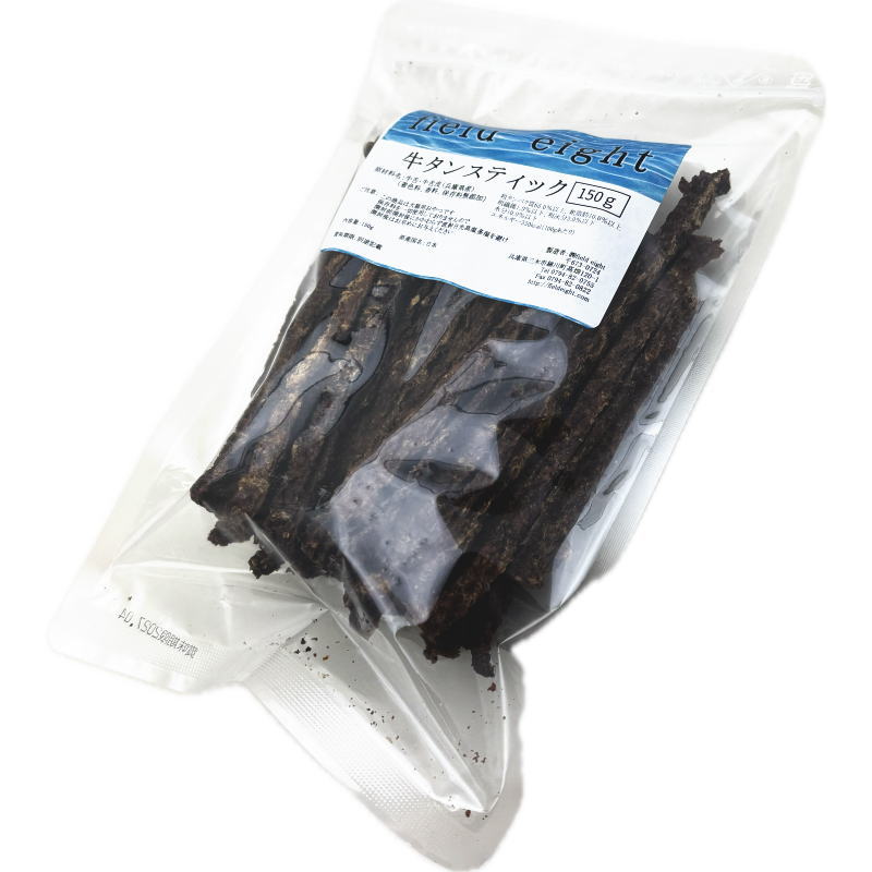 最短賞味2027.4・フィールドエイト 牛タンスティック150g 犬猫用おやつ 国産 無添...