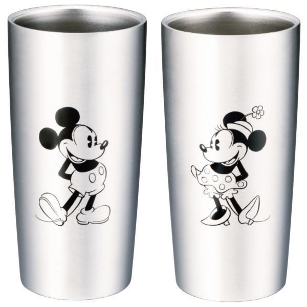 Disney(ディズニー)ステンレス真空タンブラーセット440ml(ミッキー＆ミニー)(内祝い 結婚内祝い 出産内祝い 景品 結婚祝い 引き出物 香典返し ギフト お返し 新生活応援)