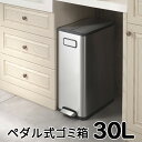 ゴミ箱 エコフライ ステップビン 30L シルバー ふた付きごみ箱 EKO ゴミ箱 蓋付き ペット用 キッチン用 おしゃれ ペダル式ゴミ箱 キッチン 人気 ダストボックス リビング ステンレスゴミ箱 シンプル お返し 39ショップ買いまわり クーポン配布中
