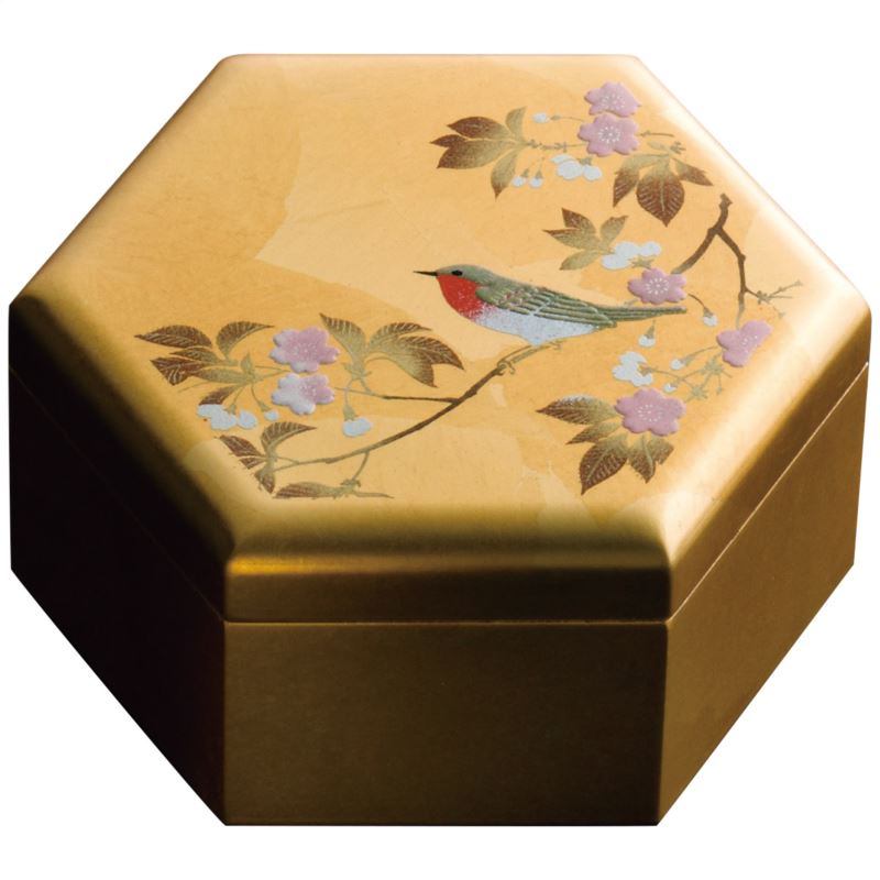 【ポイント5倍還元】箔一花見鳥 小箱 日本製 和風インテリア 内祝い 結婚内祝い 出産内祝い 景品 結婚祝い 引き出物 香典返し クーポン配布中
