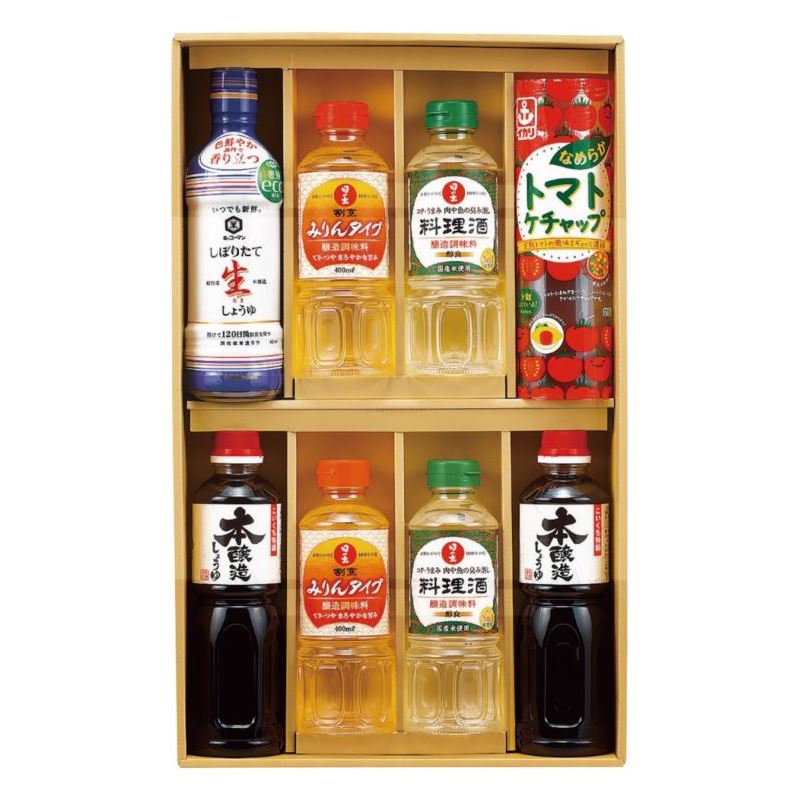 【ポイント10倍還元】丸康 キッコーマン&調味料バラエティセット KSM-50N 日本製 醤油・調味料 内祝い 結婚内祝い 出産内祝い 景品 結婚祝い 引き出物 香典返し クーポン配布中