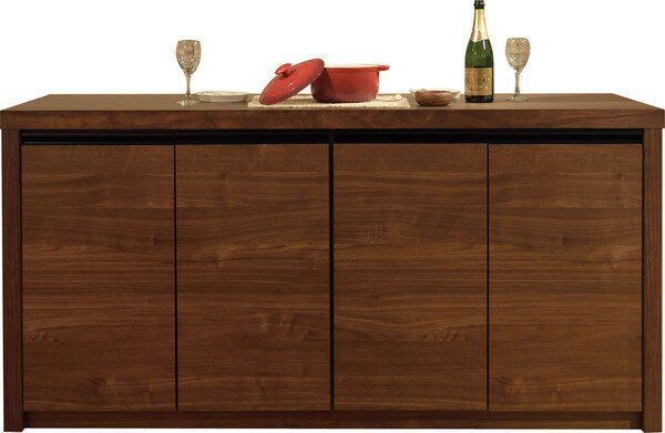 ストレージ カウンターW180 ブラウン (組立式) ホルムアルデヒド規制対応 可動棚6枚 ストレージ 東谷 azumaya おしゃれ 家具 インテリア 天然木...