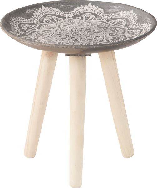 サイドテーブル トレーテーブルS グレー (ねじ込み式) サイドテーブル トレーテーブル サイドテーブル ミニテーブル トレー 小物入れ 花台 フラワースタンド...