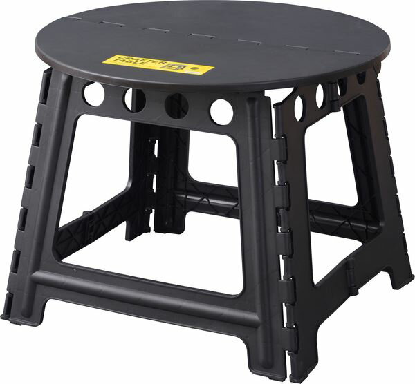 クラフターテーブル サークル ブラック 机 折りたたみテーブル フォールディングテーブル 円形 円卓 サークル アウトドア 屋外 野外 キャンプ BBQ 持ち運...