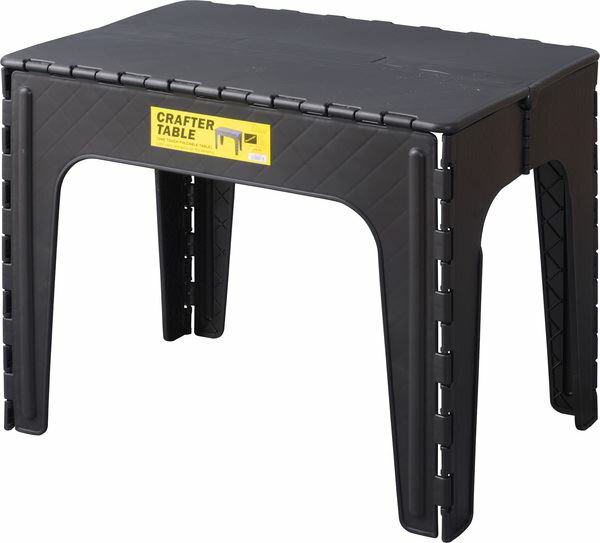 クラフターテーブル スクエア ブラック メーカー直送 机 折りたたみテーブル フォールディングテーブル 四角 アウトドア 屋外 野外 キャンプ BBQ 持ち運び...