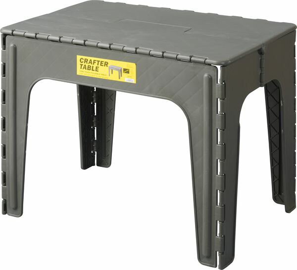 クラフターテーブル スクエア グリーン メーカー直送 机 折りたたみテーブル フォールディングテーブル 四角 アウトドア 屋外 野外 キャンプ BBQ 持ち運び...