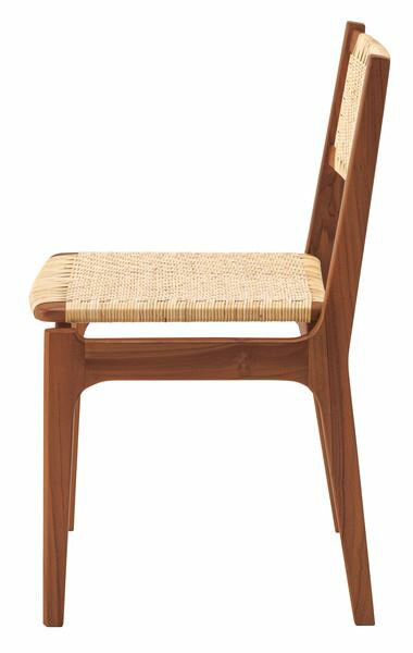 ダイニングチェア ダイニングチェア ブラウン (完成品) ダイニングチェア 東谷 azumaya おしゃれ 家具 インテリア 天然木 チーク ラタン ラッカー塗装 一般商品 [3]