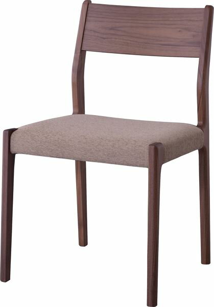 ダイニングチェア チェア ブラウン (完成品) ダイニングチェア 東谷 azumaya おしゃれ 家具 インテリア 天然木 ウォルナット ウレタン塗装 ポリエステル 一般商品