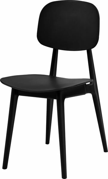 オーディナリー チェア ブラック メーカー直送 家具 チェア ダイニングチェア 椅子 ダイニング リビング 食卓 曲線 個性的 おしゃれ カフェ ポリプロピレン 軽量 持ち運び 収納 お手入れ簡単 インテリア 人気 おすすめ 東谷 azumaya 家具ナコレ 新生活応援