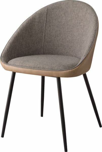 ダイニングチェア チェア ベージュ (組立式) ダイニングチェア 東谷 azumaya おしゃれ 家具 インテリア スチール 粉体塗装 ポリエステル ソフトレザー 中型商品