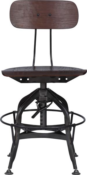 ダイニングチェア チェア ブラウン (完成品) 回転式 昇降機能 ダイニングチェア 東谷 azumaya おしゃれ 家具 インテリア 積層合板 アッシュ ラッカー塗装 スチール 粉体塗装 一般商品 [2]