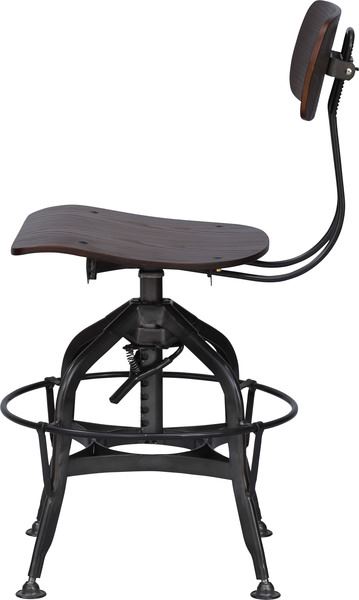 ダイニングチェア チェア ブラウン (完成品) 回転式 昇降機能 ダイニングチェア 東谷 azumaya おしゃれ 家具 インテリア 積層合板 アッシュ ラッカー塗装 スチール 粉体塗装 一般商品 [3]