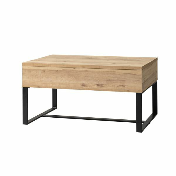 2WAY テーブル ナチュラル メーカー直送 センターテーブル 簡易テーブル PCデスク 作業 収納 高さ調整 広々 ソファ 家具 おしゃれ インテリア 人気 ...