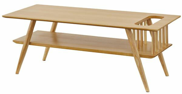 棚付センターテーブル ナチュラル メーカー直送 家具 おしゃれ インテリア 人気 おすすめ 東谷 azumaya 家具ナコレ 新生活応援