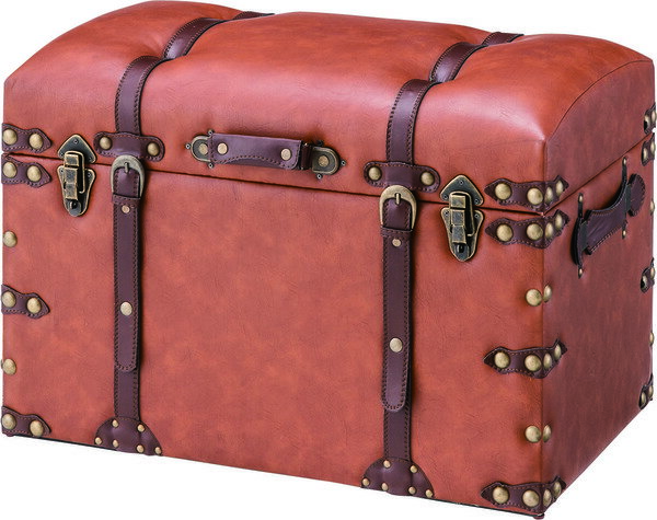 ストレージ トランクセット ブラウン (完成品) ストレージ 東谷 azumaya おしゃれ 家具 インテリア 合皮 繊維板 一般商品