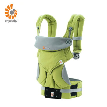 ergobaby(エルゴベビー)正規品 4wayベビーキャリア 360スリーシックスティ/グリーン(抱っこ紐/抱っこひも おんぶ紐 エルゴ 新生児 赤ちゃん 縦抱っこ 出産祝い 人気 男女兼用 DADWAY ダッドウェイ公式 クリスマスプレゼント)(お買い物マラソン開催中)